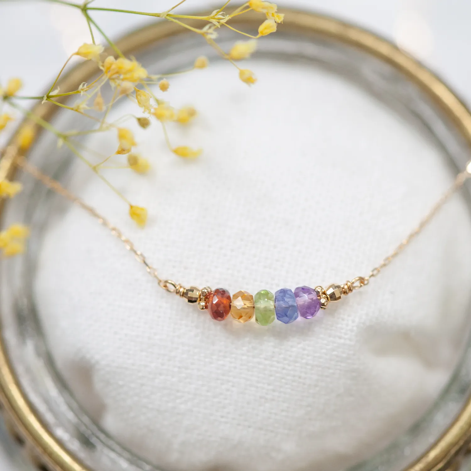 嵐カラーのネックレス