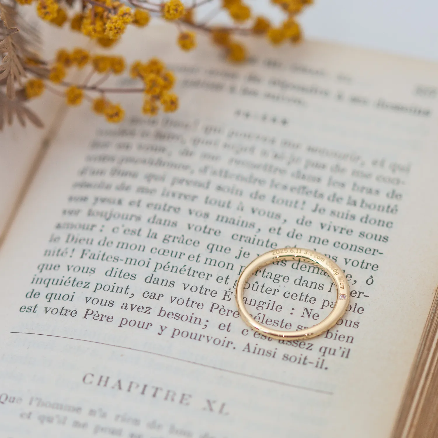 赤ちゃん誕生の記念に作る、世界で１つの指輪